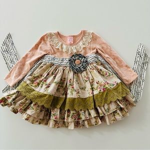 Giggle Moon 24 Months Baby Girl Floral Ruffle Top